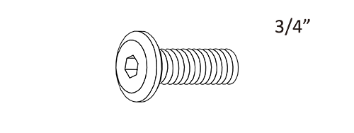 3/4" Allen Head Bolt (AHB)